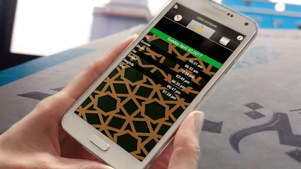 Play Qibla Compass Islamic Pro - Prayer Time as an online game Qibla Compass Islamic Pro - Prayer Time with UptoPlay