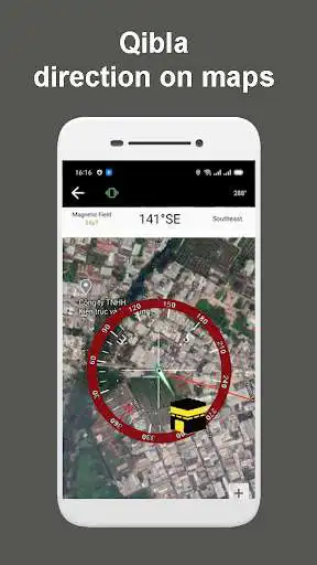 Play Qibla Compass - Qibla Finder as an online game Qibla Compass - Qibla Finder with UptoPlay