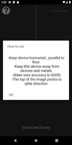 Play Qibla direction detector - no internet needed as an online game Qibla direction detector - no internet needed with UptoPlay
