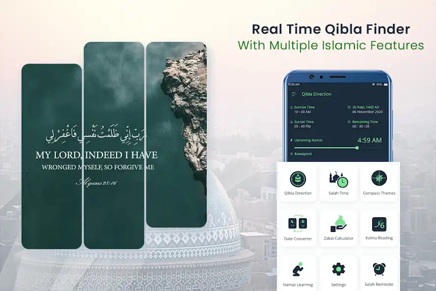 Play Qibla Direction - Qibla Finder as an online game Qibla Direction - Qibla Finder with UptoPlay