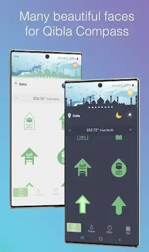 Play Qibla Finder - Athan, Qibla Compass, Prayer Times as an online game Qibla Finder - Athan, Qibla Compass, Prayer Times with UptoPlay