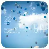 Free play online Qiqiu weather widget/clock APK