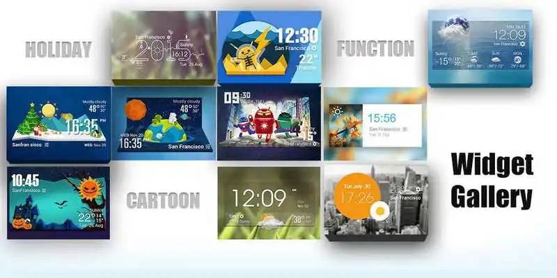 Play Qiqiu weather widget/clock Play Qiqiu weather widget/clock