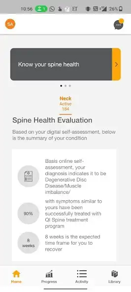 Play QI Spine Patient App as an online game QI Spine Patient App with UptoPlay