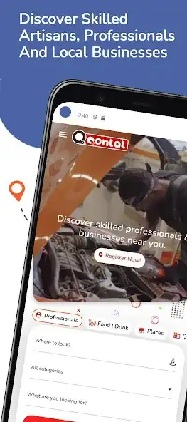 Play Qontat - Find Local Businesses  and enjoy Qontat - Find Local Businesses with UptoPlay