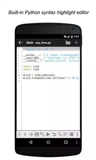 Play QPython 3L - Python for Android as an online game QPython 3L - Python for Android with UptoPlay