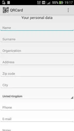 Play APK QRCard - QR code for vCard  and enjoy QRCard - QR code for vCard with UptoPlay it.ep.qrsafe