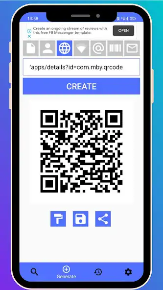 Play QR Code Barcode Scanner and Ge as an online game QR Code Barcode Scanner and Ge with UptoPlay