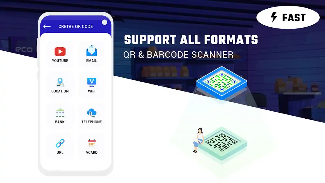 Play QR Code Generator : QR Scanner as an online game QR Code Generator : QR Scanner with UptoPlay