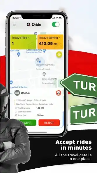 Play Qride Driver as an online game Qride Driver with UptoPlay