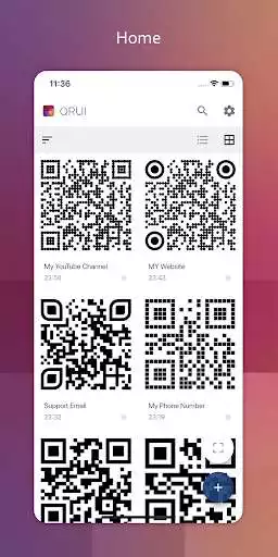 Play QRUI: QR Code Reader, Generator & Design  and enjoy QRUI: QR Code Reader, Generator & Design with UptoPlay