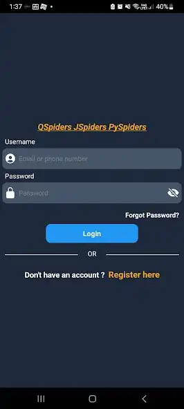 Play QSpiders - Student app  and enjoy QSpiders - Student app with UptoPlay