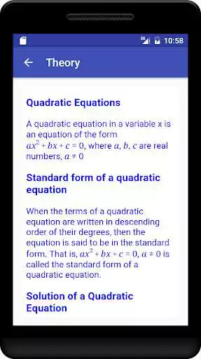 Play Quadratic equations