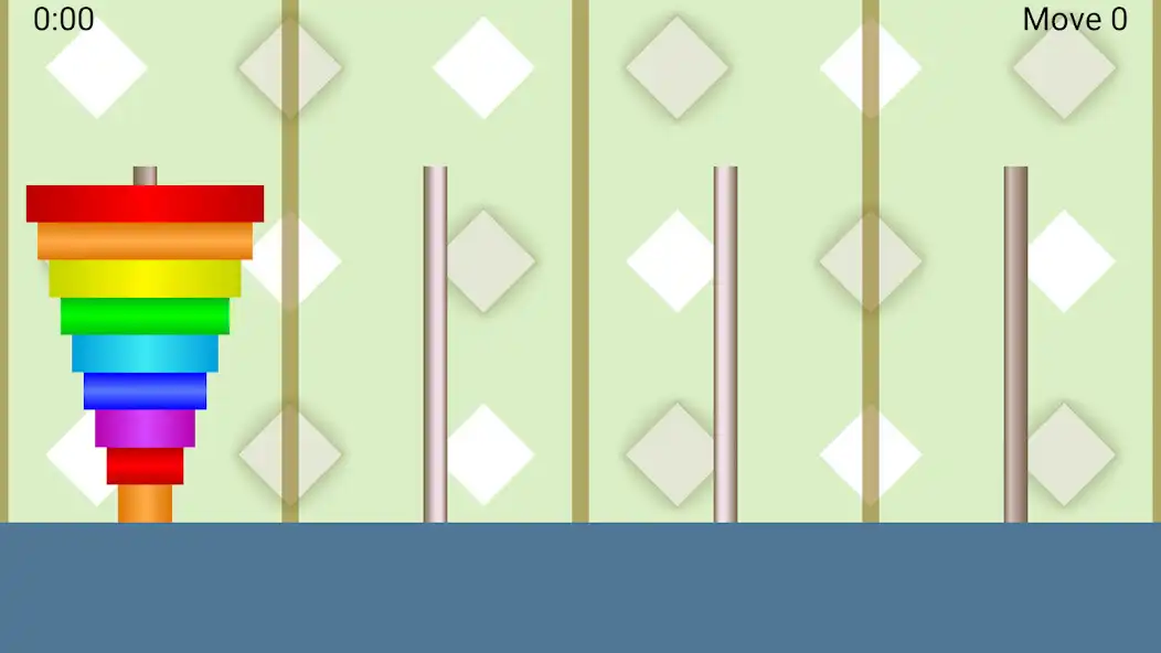 Play Quad Tower of Hanoi as an online game Quad Tower of Hanoi with UptoPlay