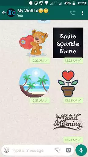 Play Quality Stickers for WhatsApp - WAStickerApps as an online game Quality Stickers for WhatsApp - WAStickerApps with UptoPlay