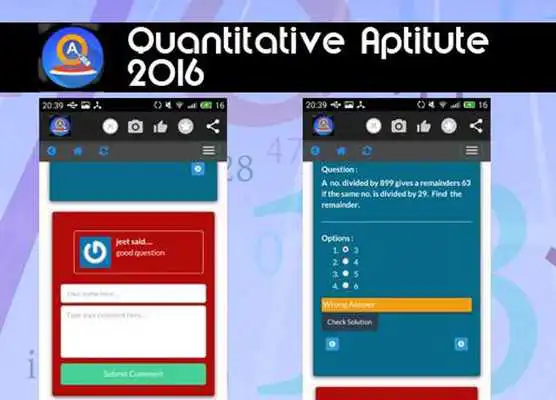 Play Quantitative Aptitude 2016