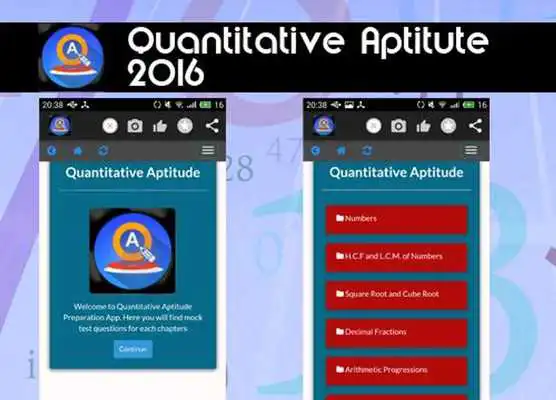 Play Quantitative Aptitude 2016
