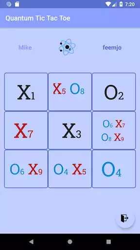 Play Quantum Tic-Tac-Toe as an online game Quantum Tic-Tac-Toe with UptoPlay