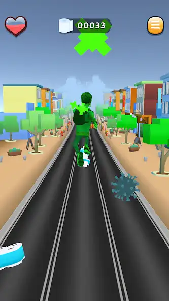 Play Quarantine runner as an online game Quarantine runner with UptoPlay