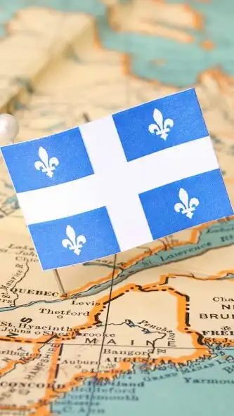 Play Quebec flag Wallpaper  and enjoy Quebec flag Wallpaper with UptoPlay