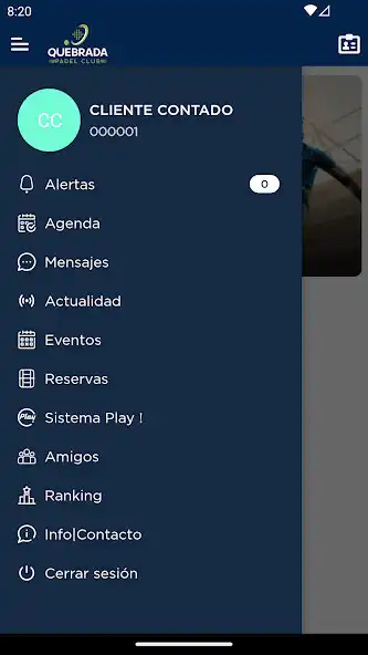Play Quebrada Padel Club as an online game Quebrada Padel Club with UptoPlay