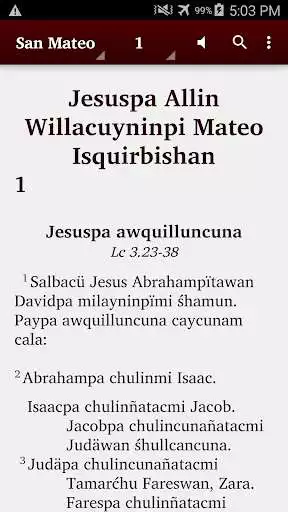 Play Quechua Wanca - Bible  and enjoy Quechua Wanca - Bible with UptoPlay