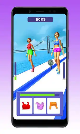 Play Queen Catwalk Fashion Race 3D  and enjoy Queen Catwalk Fashion Race 3D with UptoPlay