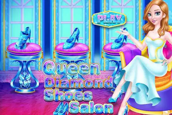 Play Queen Diamond Shoes Salon
