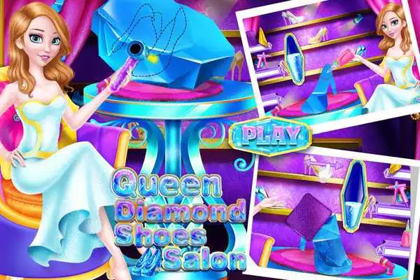 Play Queen Diamond Shoes Salon