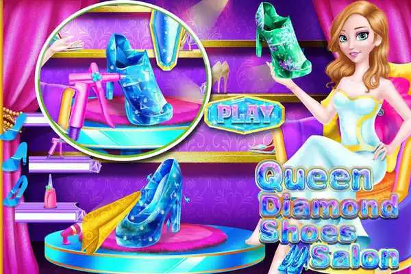 Play Queen Diamond Shoes Salon
