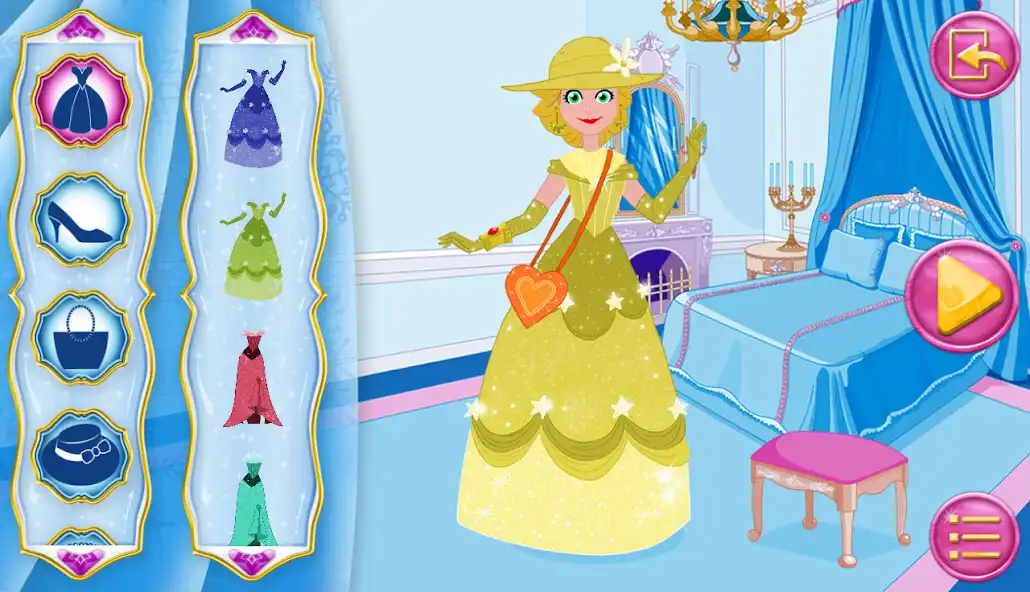 Play Queen dress up in frozen land Play Queen dress up in frozen land