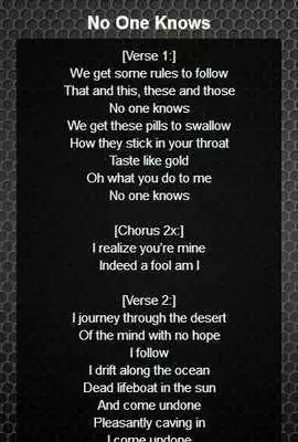 Play QUEENS OF THE STONE AGE LYRICS Play QUEENS OF THE STONE AGE LYRICS