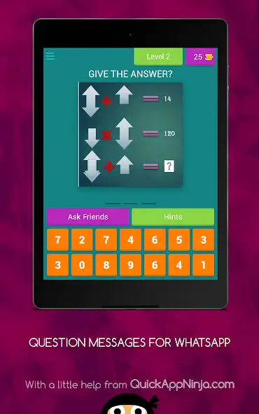 Play Questions messages for WhatsApp as an online game Questions messages for WhatsApp with UptoPlay