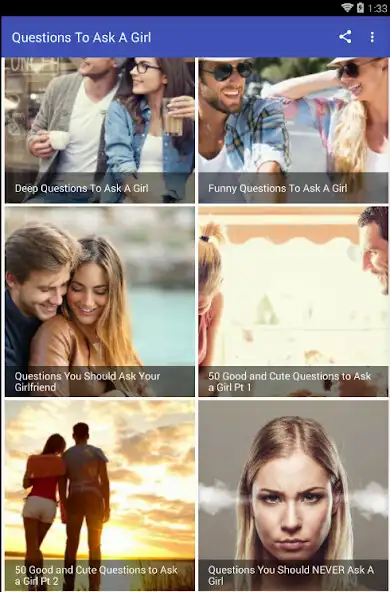 Play Questions to Ask a Girl as an online game Questions to Ask a Girl with UptoPlay