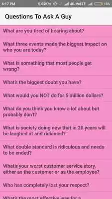 Play Questions To Ask A Guy