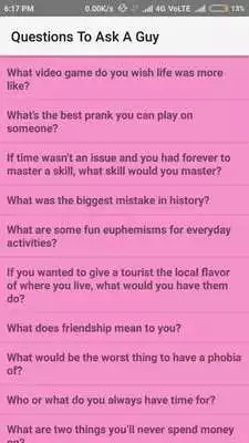 Play Questions To Ask A Guy