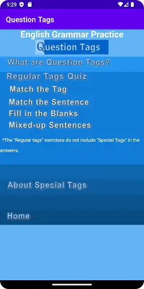 Play Question Tag Practice as an online game Question Tag Practice with UptoPlay
