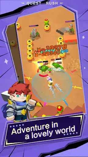 Play Quest Rush as an online game Quest Rush with UptoPlay