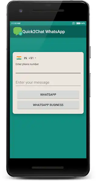 Play Quick2Chat - Chat with Unsaved Contact on WhatsApp  and enjoy Quick2Chat - Chat with Unsaved Contact on WhatsApp with UptoPlay