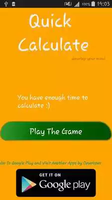 Play Quick Calculate :MATH GAME