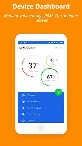 Play Quick Cleaner - Cleaner & Booster, Memory Cleaner  and enjoy Quick Cleaner - Cleaner & Booster, Memory Cleaner with UptoPlay