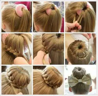 Play Quick  Easy Little Girl Hairstyle Tutorial