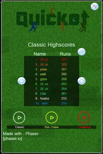 Play Quicket as an online game Quicket with UptoPlay