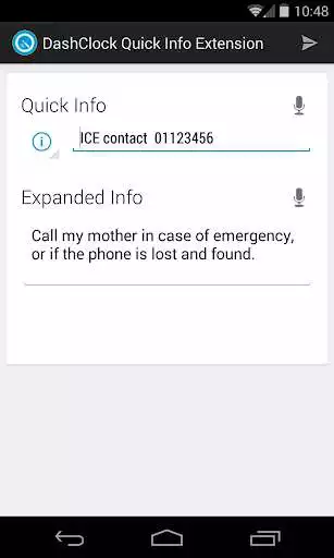 Play Quick Info DashClock Extension