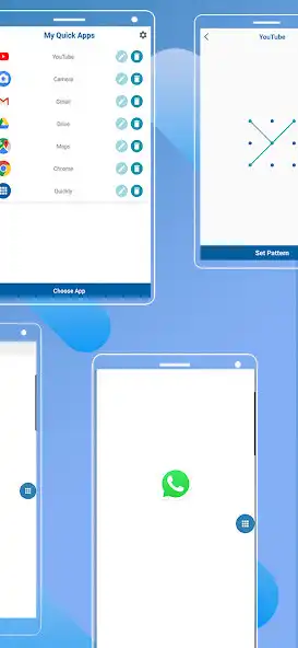 Play Quickly - Pattern Shortcut for Apps as an online game Quickly - Pattern Shortcut for Apps with UptoPlay
