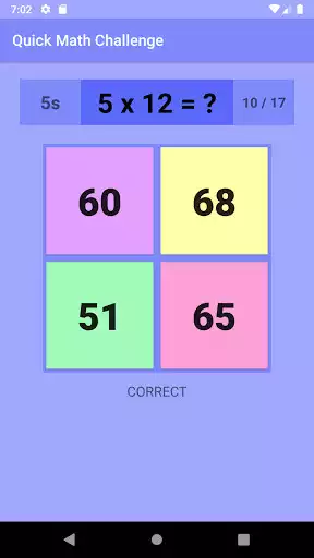 Play Quick Math Challenge Play Quick Math Challenge