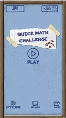 Play Quick Math Challenge Play Quick Math Challenge