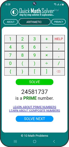 Play Quick Math Solver as an online game Quick Math Solver with UptoPlay