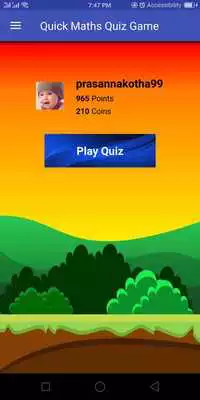 Play Quick Maths Quiz