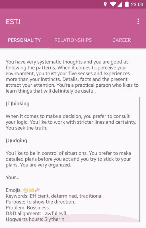 Play Quick Personality Test